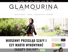 Tablet Screenshot of glamourina.net